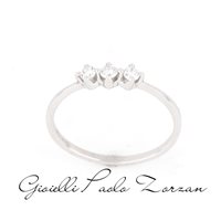 Anneau Zorzan Gioielli Femme in Or blanc Diamante 0.18 Ct PZANA94 - PZANA94
